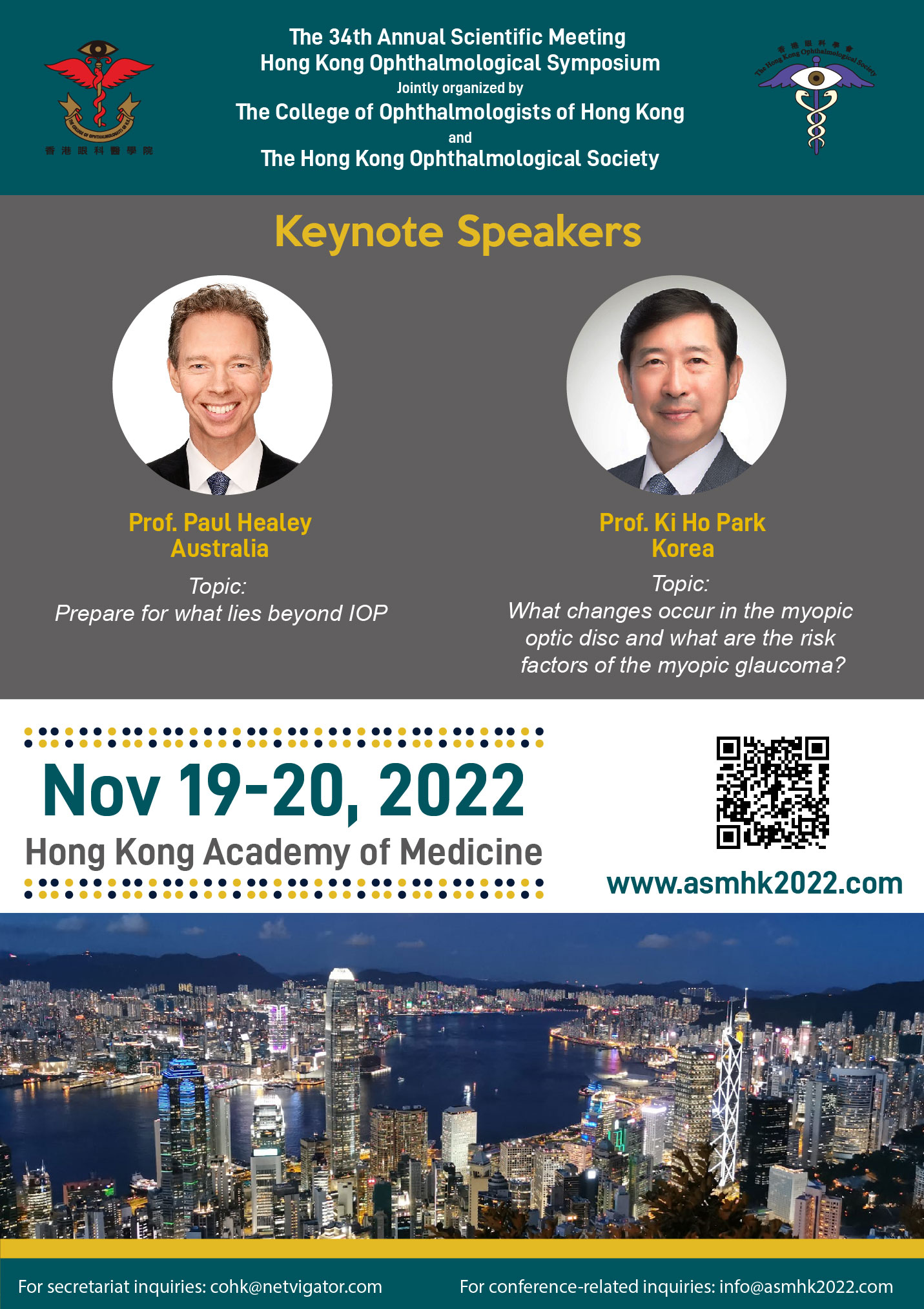 The 34th Annual Scientific Meeting Hong Kong Ophthalmological Symposium